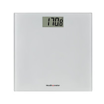 Health o meter Compact Digital Glass Scale - 450 lb Capacity & LCD Display