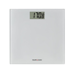Health o meter Compact Digital Glass Scale - 450 lb Capacity & LCD Display