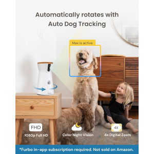 Furbo Cam 360° : Sécurité & Friandises pour Chiens Connectée