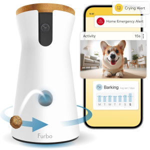 Furbo Cam 360° : Sécurité & Friandises pour Chiens Connectée
