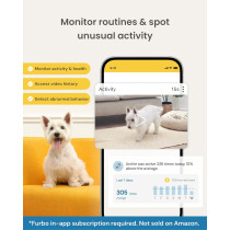 Furbo 360° Dog Camera - Treat Dispenser & Security Alerts with App