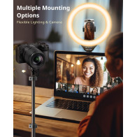 UBeesize 12 Selfie Ring Light & 62 Tripod for Streaming & Recording