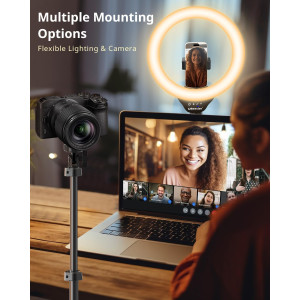 UBeesize Ring Light 12 avec Trépied 62 pour Streaming