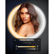 UBeesize Ring Light 12 avec Trépied 62 pour Streaming