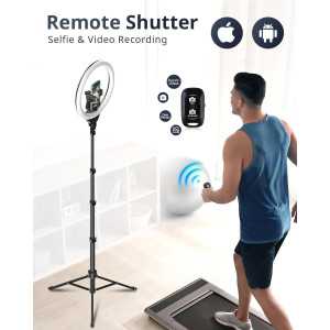 UBeesize Ring Light 12 avec Trépied 62 pour Streaming