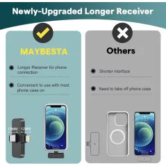 Microphone Bluetooth MAYBESTA Mini pour iPhone & Android
