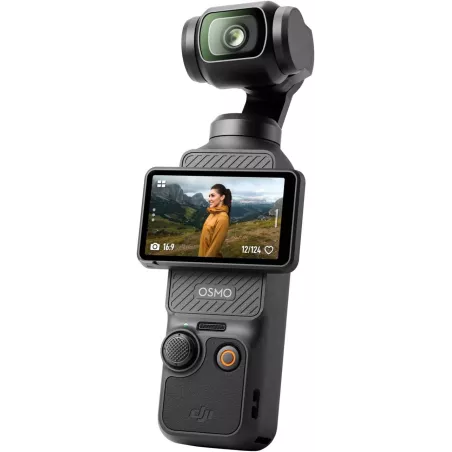 DJI Osmo Pocket 3 - Caméra Vlog 4K/120fps, 1'' CMOS, Stabilisation 3 Axes, Autofocus Rapide, Suivi Visage/Objet