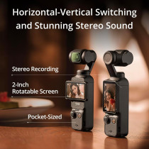 DJI Osmo Pocket 3: 4K/120fps Vlogging Camera with 3-Axis Stabilization