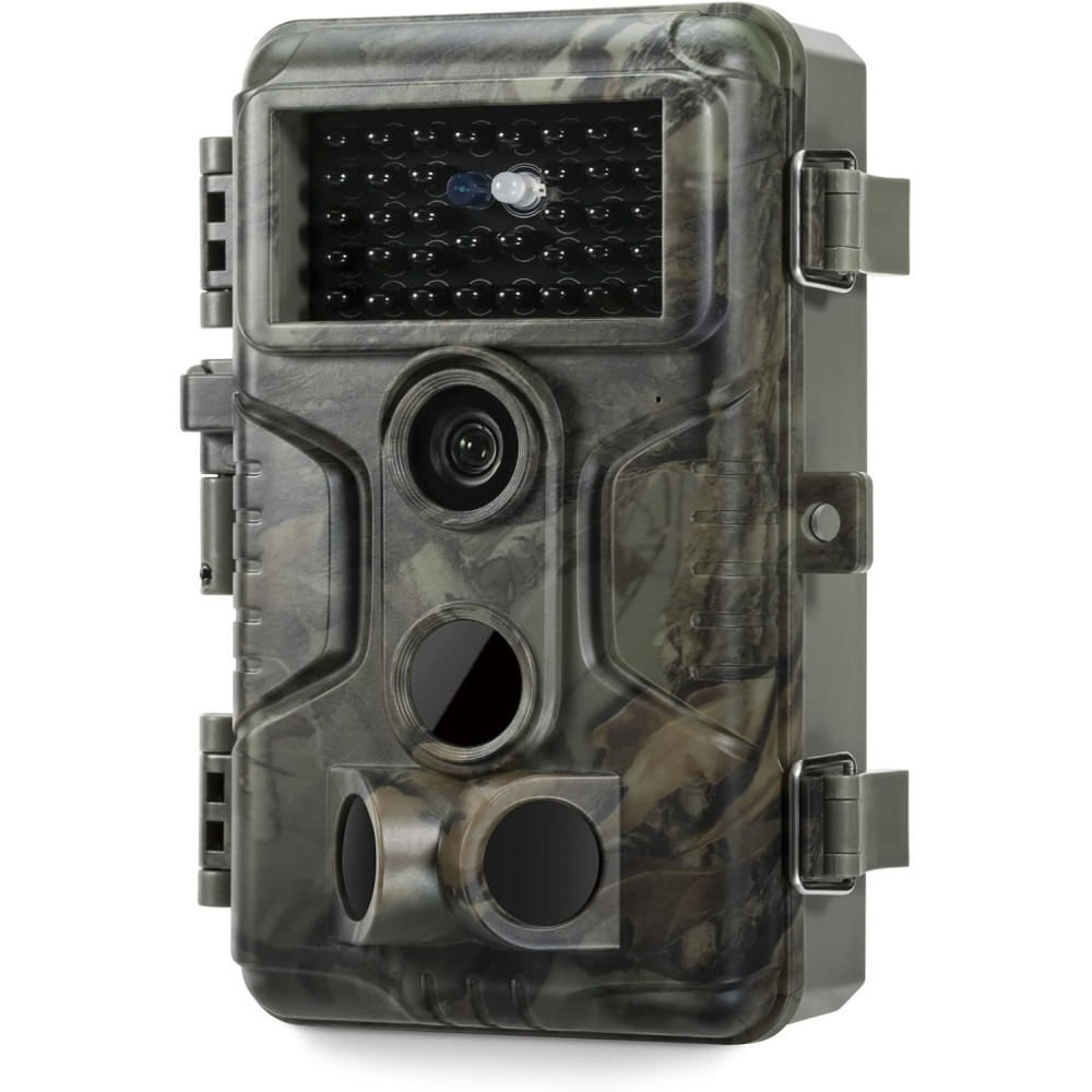 GardePro A3S 64MP Trail Camera - 1296p No Glow Night Vision, 0.1s Trigger