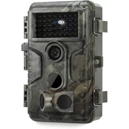 GardePro A3S Caméra de Chasse 64MP 1296p Vision Nocturne 100ft Sans Lueur Déclenchement Rapide 0.1s Étanche