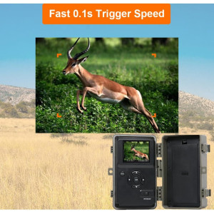 GardePro A3S : Caméra Trail 64MP, Vision Nocturne 100ft