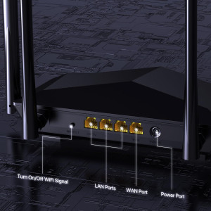 Tenda AC1200 Dual Band WiFi Router with Smart App & Parental Controls