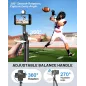 Kit Vlogging iPhone/Android 71 Trépied Selfie avec Lumière, Télécommande Sans Fil & Microphone Ajustable