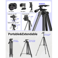 Complete Vlogging Kit for iPhone/Android with Mic, Tripod & RGB Light