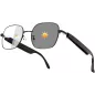 Lunettes Intelligentes Unisexes, Bluetooth, Anti-Lumière Bleue, Photochromiques et Polarisées avec Audio