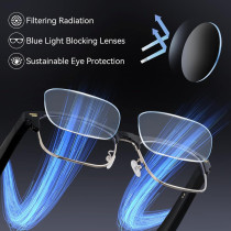 Lunettes Intelligentes AI - Traduction 164 Langues, Bluetooth