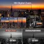 Caméra Vidéo 8K 88MP UHD WiFi Vlogging 18X Zoom, Vision Nocturne IR, Écran Tactile 3 + Accessoires