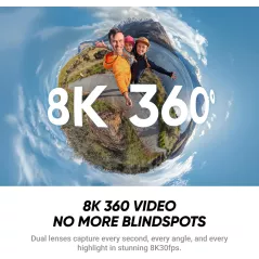 Insta360 X4 Air : Caméra 360 8K légère avec stabilisation AI