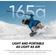 Insta360 X4 Air : Caméra 360 8K légère avec stabilisation AI