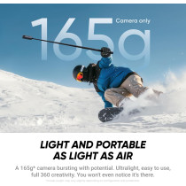 Insta360 X4 Air Bundle: Lightweight 8K 360 Camera with Stabilization