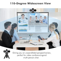 Webcam Full HD 1080p Gohero – Auto Correction & Microphone