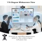 Webcam Gohero Full HD 1080P avec réduction de bruit, cache confidentialité, grand angle, USB Plug & Play