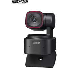 OBSBOT Tiny 2 Lite Webcam 4K AI Tracking PTZ, Contrôle Gestuel, HDR, 60 FPS, Microphones intégrés