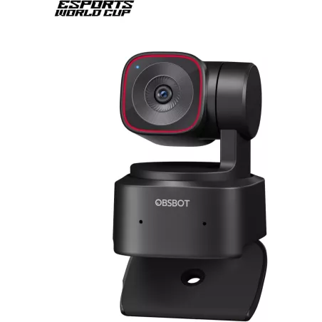 OBSBOT Tiny 2 Lite Webcam 4K AI Tracking PTZ, Contrôle Gestuel, HDR, 60 FPS, Microphones intégrés