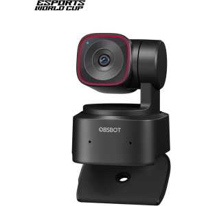 OBSBOT Tiny 2 Lite Webcam 4K AI Tracking PTZ, Contrôle Gestuel, HDR, 60 FPS, Microphones intégrés
