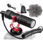 Movo VXR10 Universal Shotgun Microphone for DSLR, iPhone & Android with Shock Mount & Deadcat Windscreen