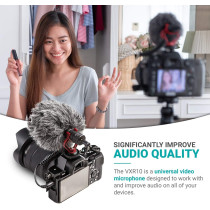 Movo VXR10 Universal Shotgun Mic for DSLR, iPhone & Android Cameras