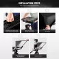 NEEWER Teleprompter X17 II 17 HD avec Télécommande RT113, Cadre Métal, Montage Amélioré, Compatible iPad/iPhone