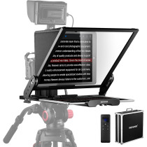 NEEWER Teleprompter X17 II 17 HD with RT113 Remote & Upgraded Mount