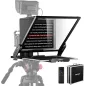 NEEWER Teleprompter X17 II 17 HD avec Télécommande RT113, Cadre Métal, Montage Amélioré, Compatible iPad/iPhone