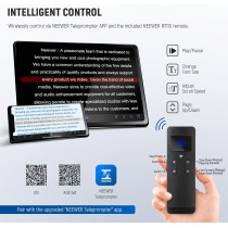 NEEWER Teleprompter X17 II 17 HD with RT113 Remote & Upgraded Mount