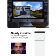 PlexiCam Pro V2 | Versatile Webcam Mount for Any Screen & Tripod Use