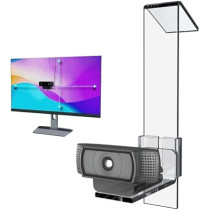 PlexiCam Pro V2 | Versatile Webcam Mount for Any Screen & Tripod Use