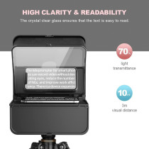 LENSGO TC7S : Téléprompteur Portable Mini pour Smartphone