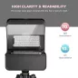 LENSGO TC7S Téléprompteur Portable pour Smartphone avec Télécommande, Compatible iPhone & Android