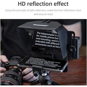 AMBITFUL Téléprompteur 7,5 pour Smartphone & DSLR