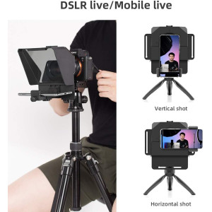 AMBITFUL Téléprompteur 7,5 pour Smartphone & DSLR