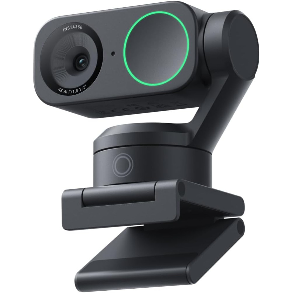 Insta360 Link 2 - 4K PTZ Webcam with AI Tracking & Noise-Canceling Mic