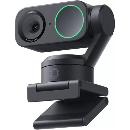 Insta360 Link 2 Webcam PTZ 4K 1/2 Sensor HDR AI Tracking Micro Annulation Bruit Contrôle Gestes