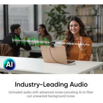 Insta360 Link 2 Webcam 4K PTZ AI pour PC/Mac – Streaming & Appels