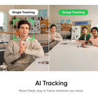 Insta360 Link 2 Webcam 4K PTZ AI pour PC/Mac – Streaming & Appels