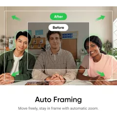 Insta360 Link 2C : Webcam 4K HDR, Auto Framing & Micro AI