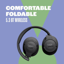 JBL Tune 720BT Wireless Headphones - Pure Bass, 76H Battery, Foldable