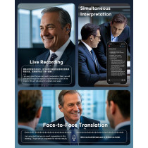 AI Translation Earbuds | Real-Time 144 Languages, 60H Bluetooth Playtime