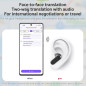 Écouteurs Traducteurs AI NE20 Bluetooth 6.0 avec Écran Tactile LCD, Traduction Temps Réel 148 Langues