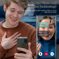 AI Translation Earbuds 164 Languages, Real-Time No Subscription, 42H Battery